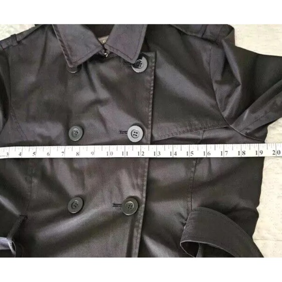 ☔️KENNETH COLE☔️ SHORT GOMMET BELT RAIN TRENCH COAT NWOT🌂 - Picture 15 of 16